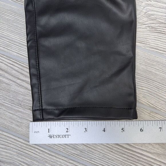 Maurices RTV Perfect Faux Leather Skinny High Rise Pant Women's 18 Reg Black NWT - Picture 13 of 14